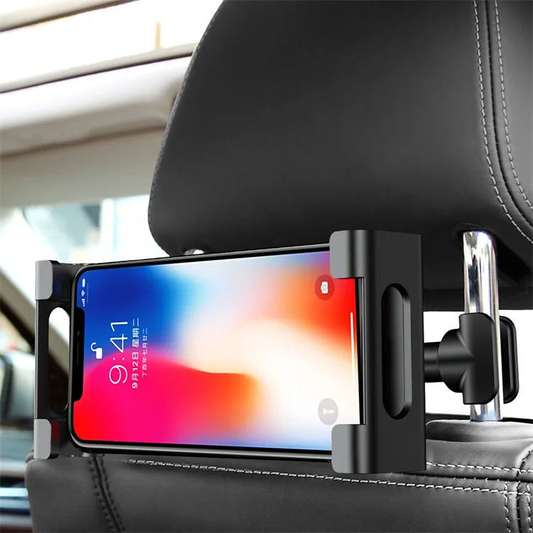 Car Rear Seat Bracket Car mobile phone holder Car rear headrest bracket Snap on flat bracket Automotive interior modification
