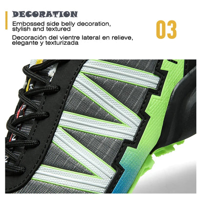 Men Hiking Shoes Waterproof Women Outdoor Trainers Lace-up Climbing Trekking Sneakers Mountain Walking Hunting Tactical Boots 47