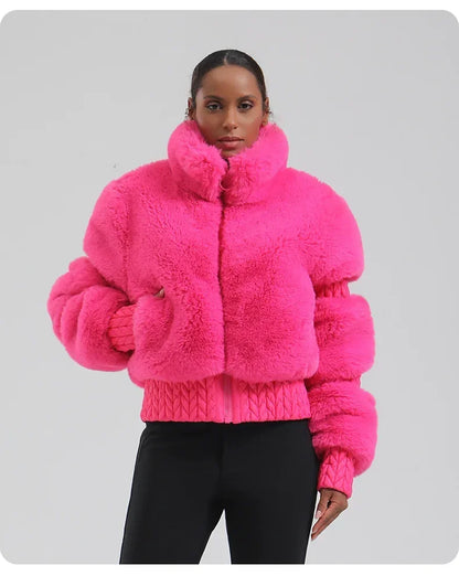 Skiing Hoodie Coats Winter Windproof Slim Ski Jacket Women Warm Thickened Snowboard Clothes Mountain Outdoor Sports Snow Jackets