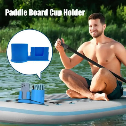 New Multi-Functional Paddle Board Cup Holder PVC Creative Kayak Drink Holder Kayak Cup Holders