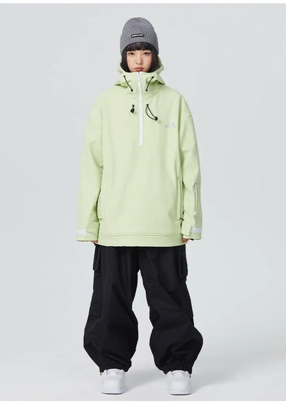 Couple Winter Skiing Jacket 2025 New Warm Snow Clothes Woman Pro Windproof Ski Sport Hoodies Man Outdoor Snowboard Top Tracksuit