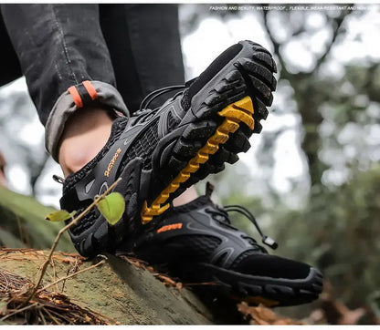 Outdoor  Anti-slip Wear-resistant Shoes for Men Hiking Shoes Jogging Trekking Sneakers Fast Zapatos Outdoor Hombre Invierno