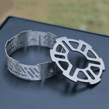 Mini Wind Shield Camping Stoves Windproof Ring S/L Stainless Steel Gas Picnic Cookers Outdoor Wind Deflectors Stove Windshield