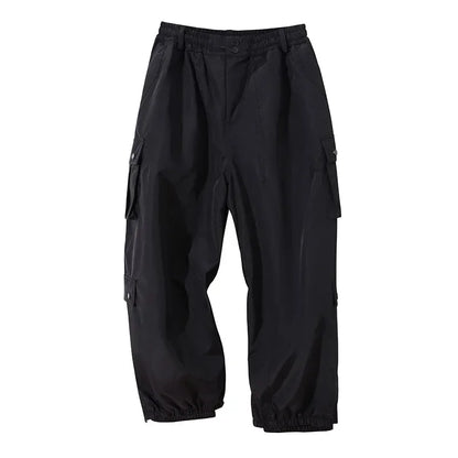 Outdoor Sport Snow Pants 2025 New Women Waterproof Ski Overalls Man Loose Skiing Pants Winter Pro Warm Windproof Couple Trousers