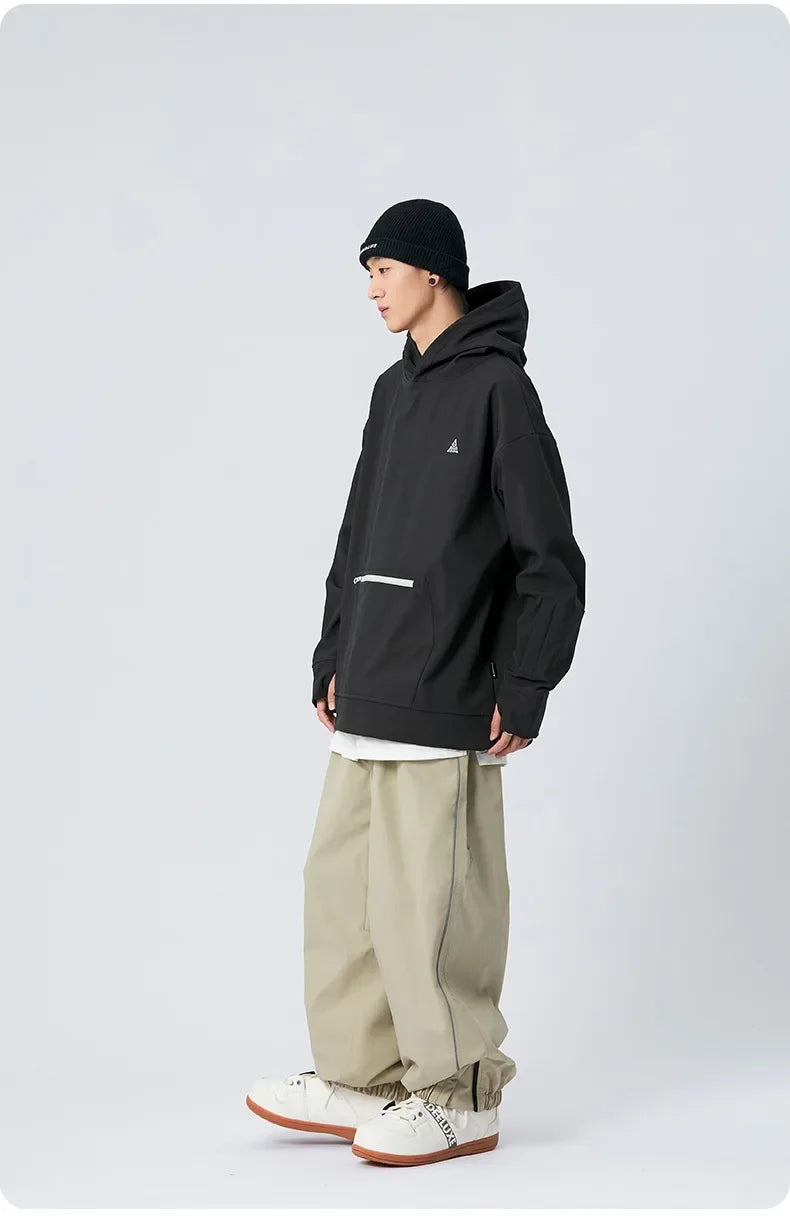 Southern Potato Ski Pants Women's Single Board Waterproof Ski Outerwear Loose Fit Men's Casual Pants For Outdoor Activities