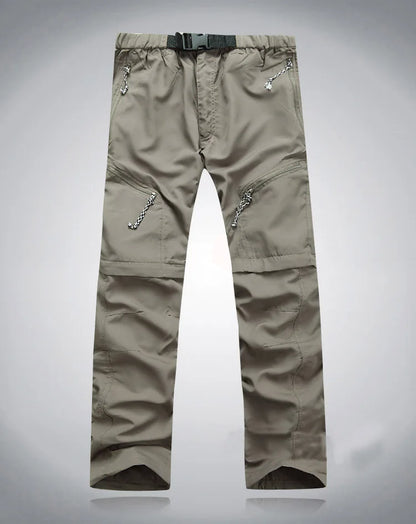 Quick Dry Waterproof Detachable Shorts Cargo Trousers for Men and Women