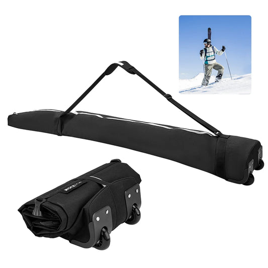 Store Transport Snowboard Bag with High-Capacity Waterproof Wheel Winter Ski Equipment Storage Bag for Outdoor Skiing Equipment