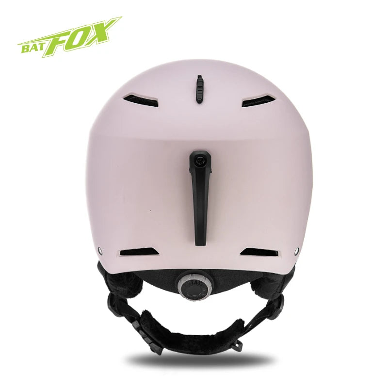 BATFOX New Unisex Ski Helmet Certificate Half-covered Anti-impact Skiing Helmet For Adult and Kids Snow Safety Snowboard Helmet