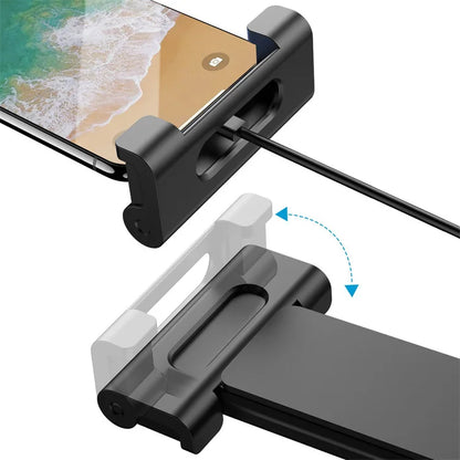 Car Rear Seat Bracket Car mobile phone holder Car rear headrest bracket Snap on flat bracket Automotive interior modification