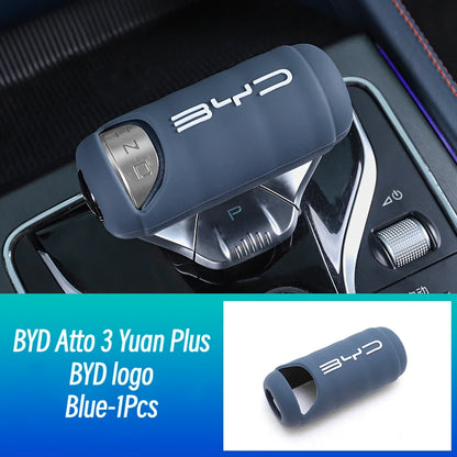 BYD Atto 3 Yuan Plus Car Gear Knob Protective Cover Silica Gel Auto Accessories for BYD Atto3 ATTO 3 2022 2023 2024