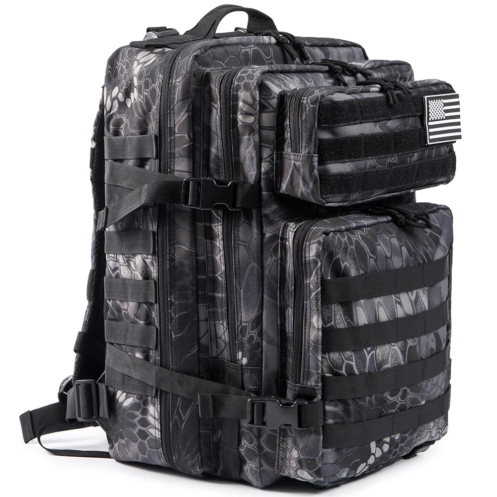 Tactical Backpacks Outdoor 45L Large Capacity Man 3 Days Molle Hking Bags For Outdoor Trekking Camping Backpack