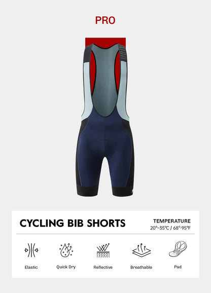 RION Cycling Bib Shorts Men Mountain Bike MTB Padded Tights Bicycle Clothes Pro Male Bibs Dolomiti 8H Long Distance Road Riding