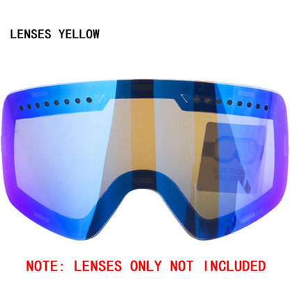 Magnetic Ski Goggles Lens Double Layer Skiing Anti-fog UV400 Snowboard Goggles Men Women Ski Glasses Eyewear