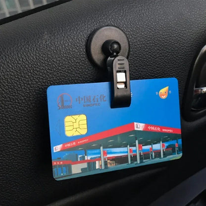 1-2 Pair Car Interior Window Clip Mount Black Suction Cap Clip Plastic Sucker Removable Holder For Sunshade Curtain Towel Ticket