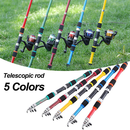 Sougayilang 1.8M Spinning Fishing Rod M Power Children Fishing Rod Telescopic Rock Fishing Rod Carp Feeder Rod Surf Beginner Rod