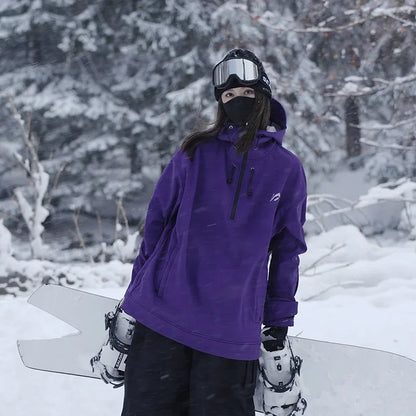 New Couple's Skiing Jackets 2025 Winter Warm Snow Clothes Pro Windproof Woman Ski Sport Hoodies Man Outdoor Snowboard Tracksuit