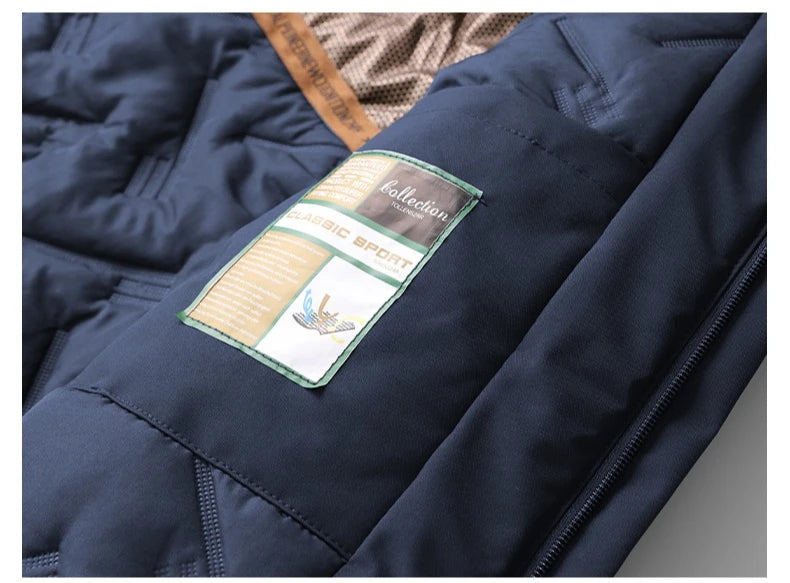 Men's Winter Outdoor Coat Waterproof Windproof Warm Thick Jacket Men Unisex Hiking Camping Skiing Climbing Windbreaker Overcoat
