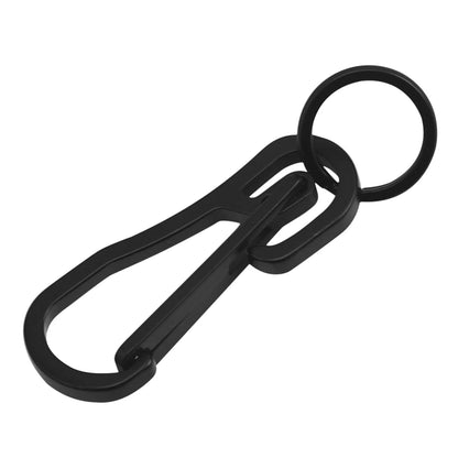 Carabiner Keychain Hook Outdoor Stainless Steel Carabiner Cap Lifter Hex Driver Bottle Opener Keychain Ring Climbing Accessorie