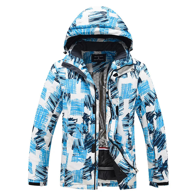New Male Ski Jacket For Winter Men's Breathable Waterproof Windproof Warm Snowboarding Jacket Outdoor Sports Skiing Tops For Men