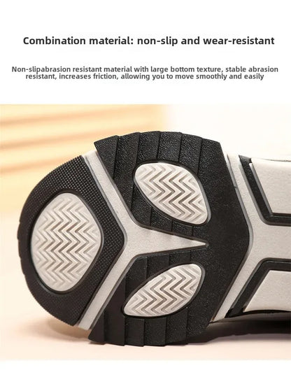 Winter Children's Cotton Shoes Anti-Slip Ice Claw High-Top Waterproof Fleece-Lined Snow Boots for Girls And Boys Hot Sale Of The