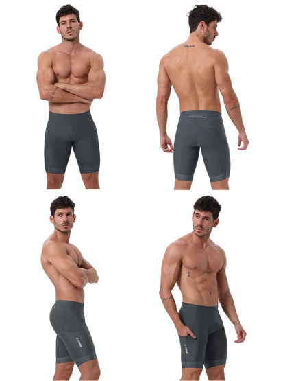 X-TIGER Men Cycling Shorts with Back Pocket 5D Gel Padded Bike Shorts for Men Mountain Road Biking Riding Half Pants Tights