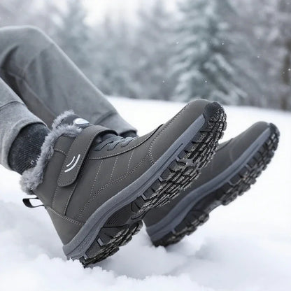 Ankel Bootsfor Women Casual Winter Shoes Platform Non-slip Warm Ankle Boots Plush Combat Outdoor Casual Hiking Motorcycle Boots