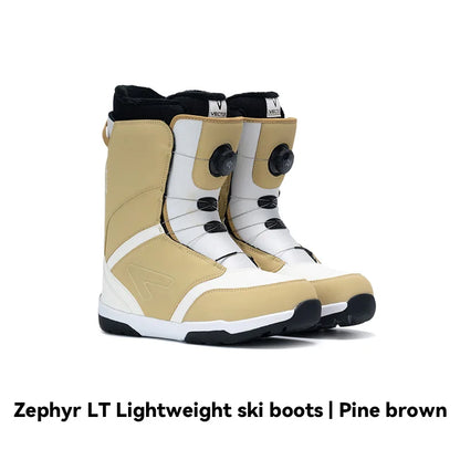 VECTOR Professional Women Man Ski Shoes Warm Waterproof Snowboard Boots Non-slip Leather Breathable Snow Boots Equipment