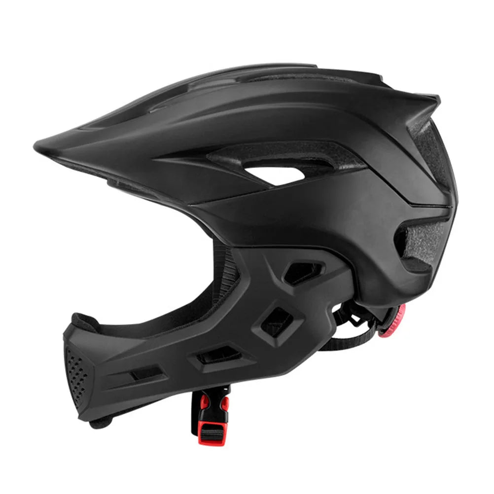 2 in 1 Kids Full Face Bike Helmet | Skateboard Helmet with Detachable Chin Guard Kids Full Face Bike Helmet