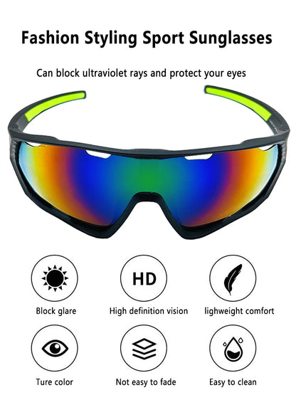 Cycling Sunglasses Women’s & Men's Sports Glasses UV400 Riding Eyewear Mountain Bike Road Bicycle Mtb Outdoor Bicycle Goggle