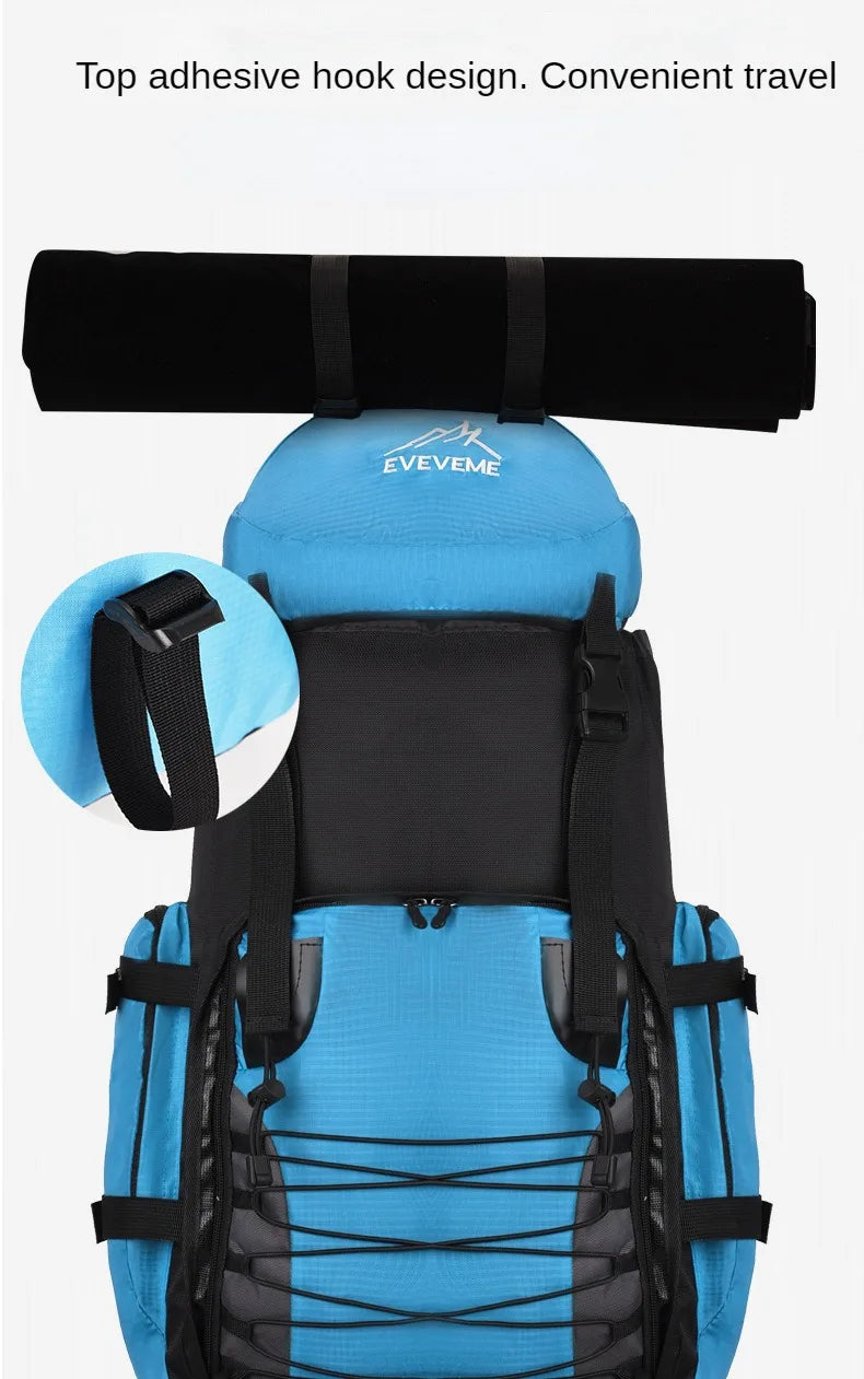 90L Large Capacity Travel Backpack Men Women Camping Hiking Climbing Mountaineering Bags Outdoor Sports Shoulder Rucksack