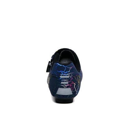 New Professional Cycling Shoes Men Locking Booster Shoes Breathable Double Knob Buckle Women SPD Hard-Soled Road Cycling Shoes