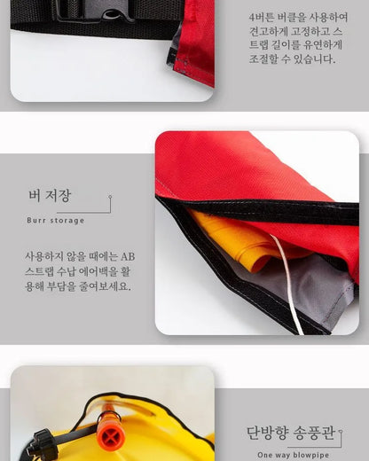 Adult Portable Professional Fishing Vest Manual Automatic Inflatable Fishing Life Jacket Large Buoyancy Life Waist Belt