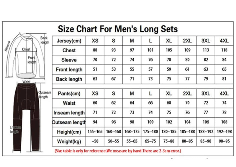 2023 Man Long Sleeve Cycling Shirts Bicycle Cycling Clothing Kit Mtb Bike Wear