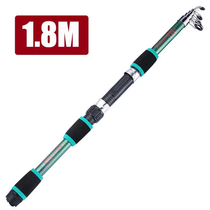Sougayilang 1.8M Spinning Fishing Rod M Power Children Fishing Rod Telescopic Rock Fishing Rod Carp Feeder Rod Surf Beginner Rod