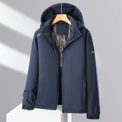 Men's Winter Outdoor Coat Waterproof Windproof Warm Thick Jacket Men Unisex Hiking Camping Skiing Climbing Windbreaker Overcoat