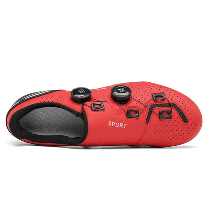 Speed Cycling Sneakers Road Bike Shoes Men Women Sports Route Cycling Shoes Self-locking Racing Bicycle Cleats Shoes for Shimano