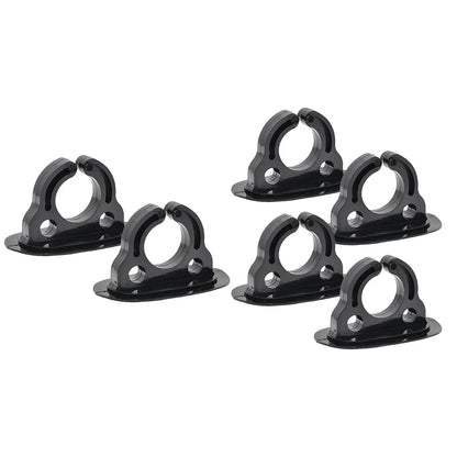 2/4 Pcs Paddle Storage Holder Plastic Rubber Boat Paddle Holder Clips Oar Keeper for Kayaks Canoes Rowing Boats Inflatable Boat