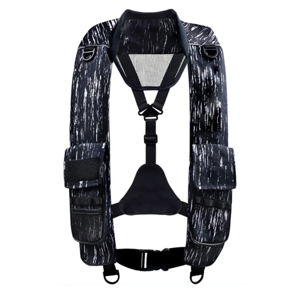 Manual/Automatic Inflatable Road Ya Lifejacket Adult Lightweight Marine Fishing Portable High Buoyancy Vehicle Vest Lifejacket