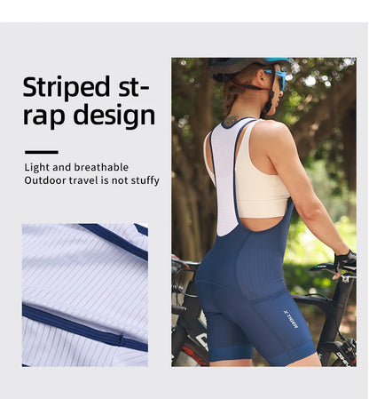 X-Tiger Women Pro Cycling Bib Shorts Summer Laika MTB Road Bicycle Shorts Women's Cycling Suspenders With ST-MULTI cushion