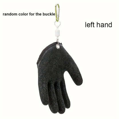 Fishing Catching Gloves Magnet Release Anti-slip Waterproof Fishing Gloves