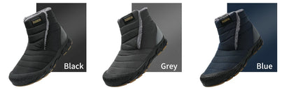 New Men Winter Snow Boots Outdoor Women Velvet Warm Walking Shoes Waterproof Ski Shoes High-Top Cotton Boots Thick Cotton Shoes