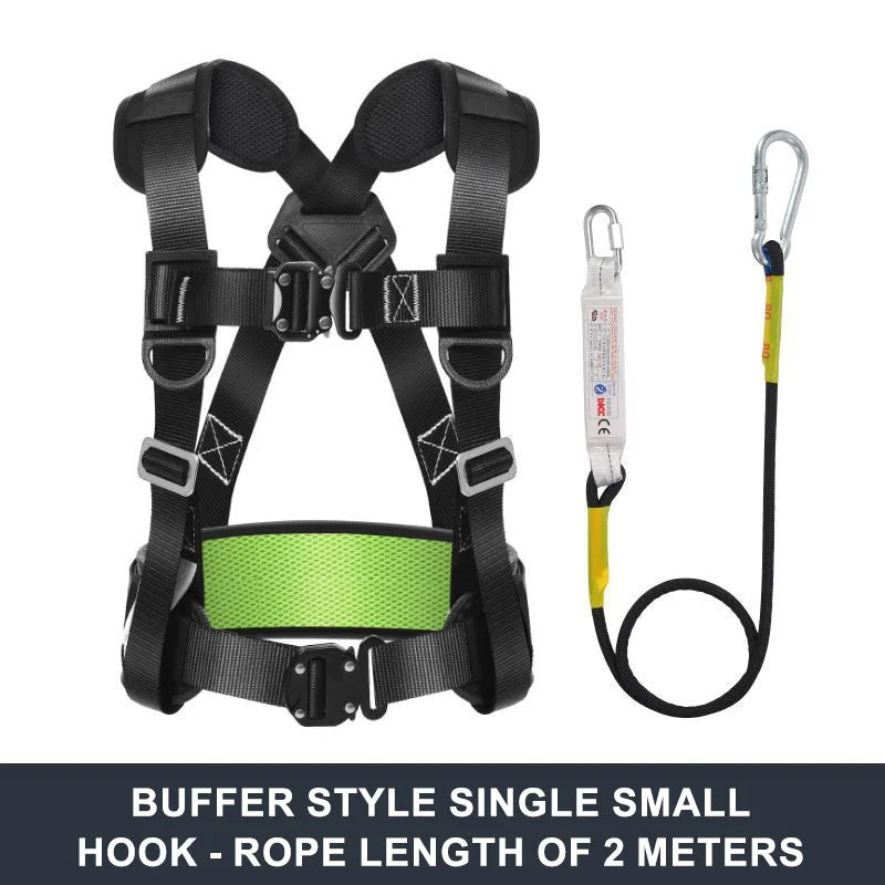 High-altitude Work Safety Belt Rope Set Outdoor Rock Climbing Electrician Construction Safety Harness Protective Equipment