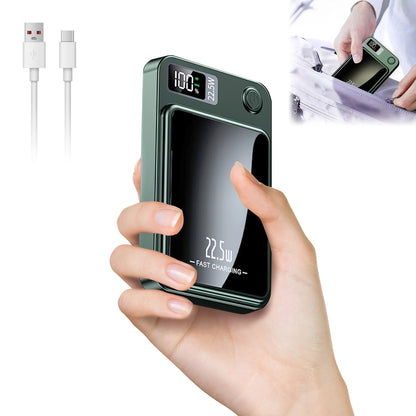 10000mAh Magnetic Charger Power Bank Wireless 22.5W USB-C Foldable Stand LED Display For IPhone 16/15/14/13/12 All Series