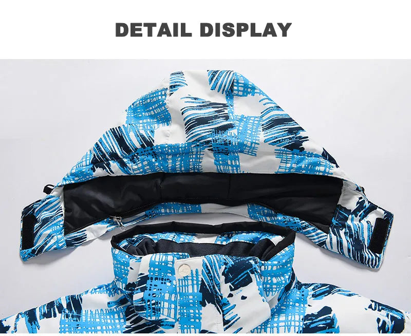 New Male Ski Jacket For Winter Men's Breathable Waterproof Windproof Warm Snowboarding Jacket Outdoor Sports Skiing Tops For Men