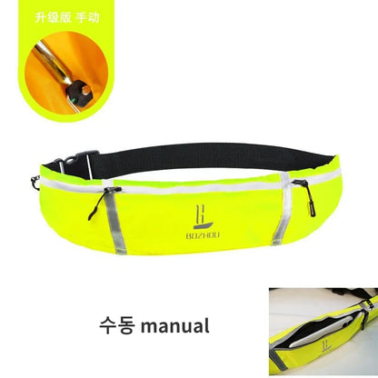 Adult Portable Professional Fishing Vest Manual Automatic Inflatable Fishing Life Jacket Large Buoyancy Life Waist Belt