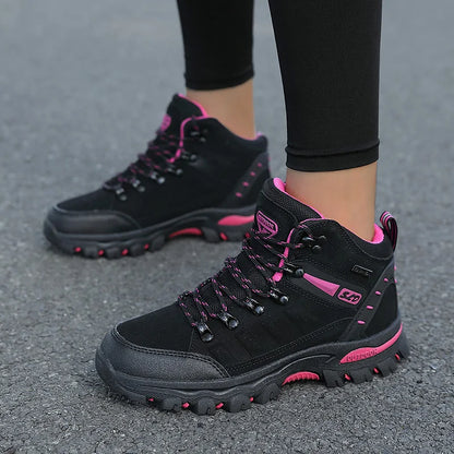 New Women Ankle Outdoor Trekking Boots Hiking Shoes Woman Mountain Climbing Walking Sneakers Wandelschoenen Botas Mujer