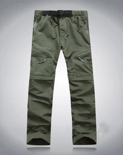 Quick Dry Waterproof Detachable Shorts Cargo Trousers for Men and Women