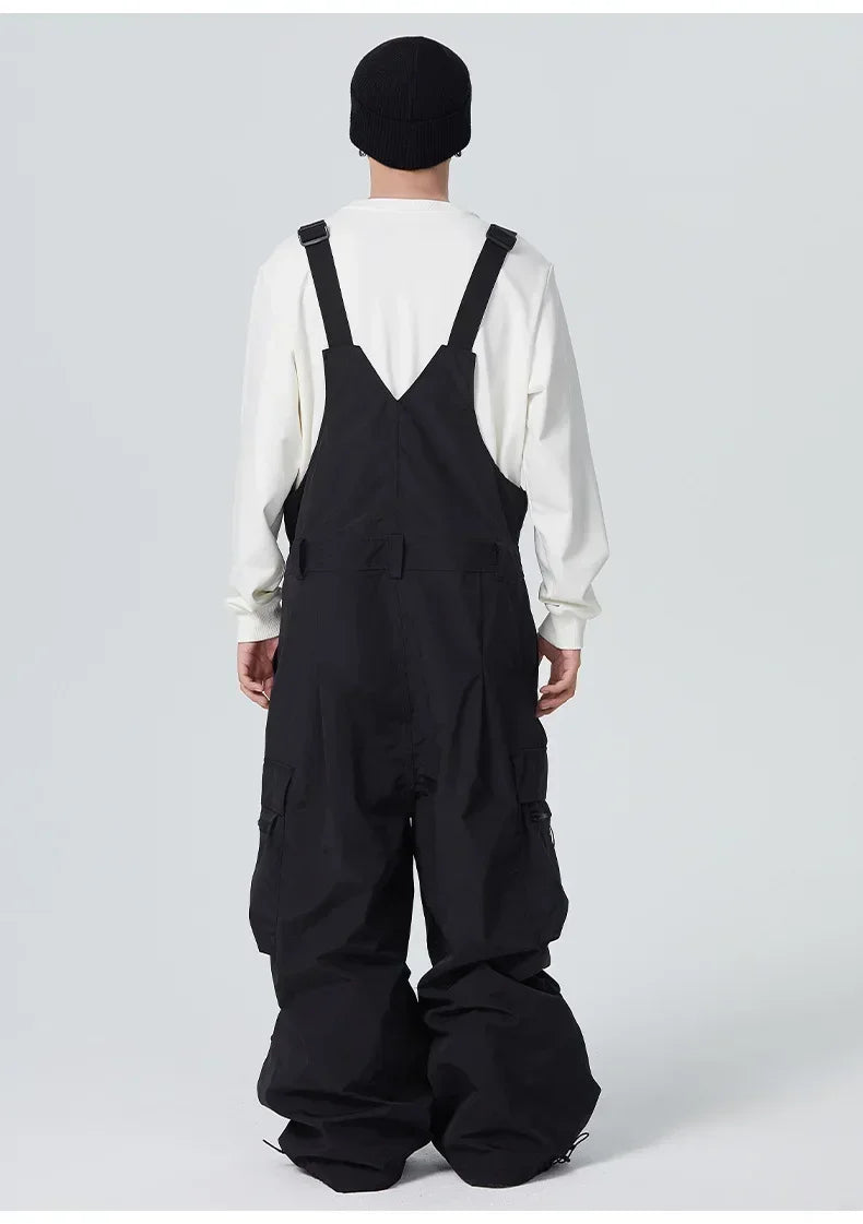 Winter Warm Windproof Skiing Pants Man Snowboard Clothing Woman New Snow Cargo Pants Loose Hip-hop Overalls Alpine Sport Trouser