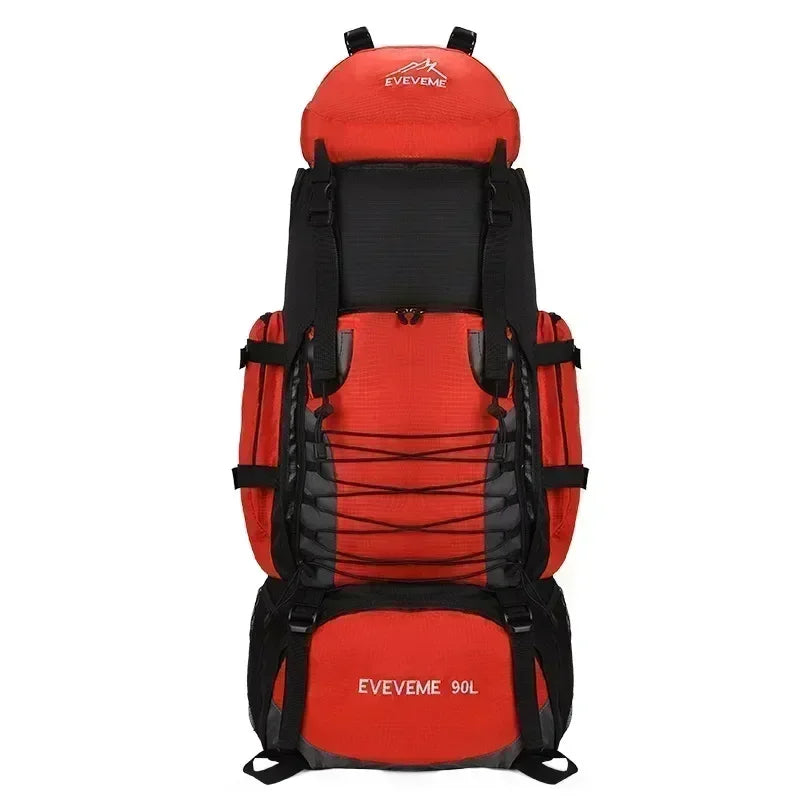 90L Large Capacity Travel Backpack Men Women Camping Hiking Climbing Mountaineering Bags Outdoor Sports Shoulder Rucksack