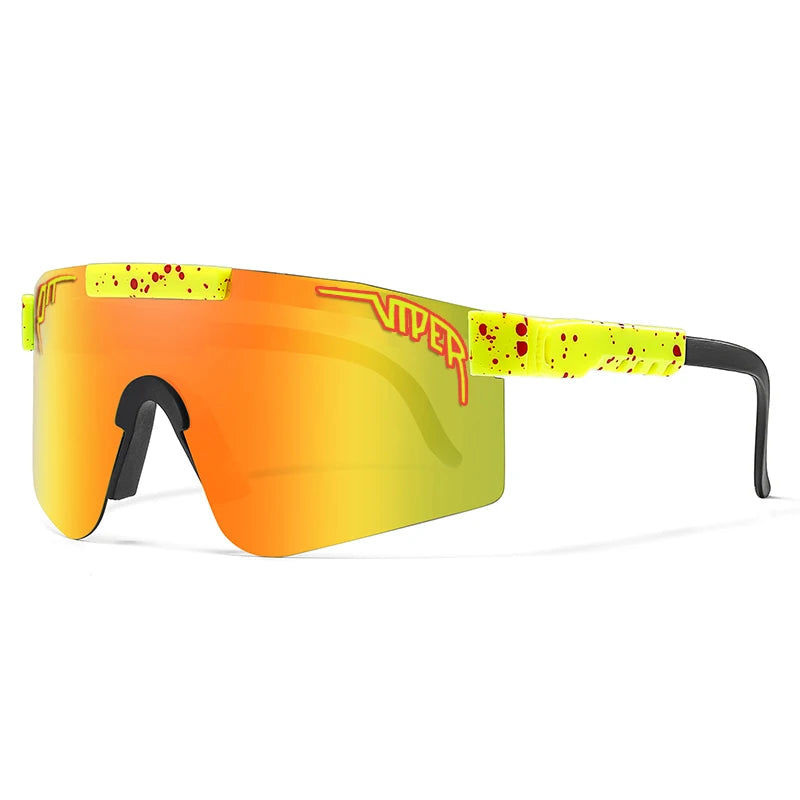 UV400 Cycling Glasses Men Women - Pit Viper Style MTB Outdoor Sport Sunglasses